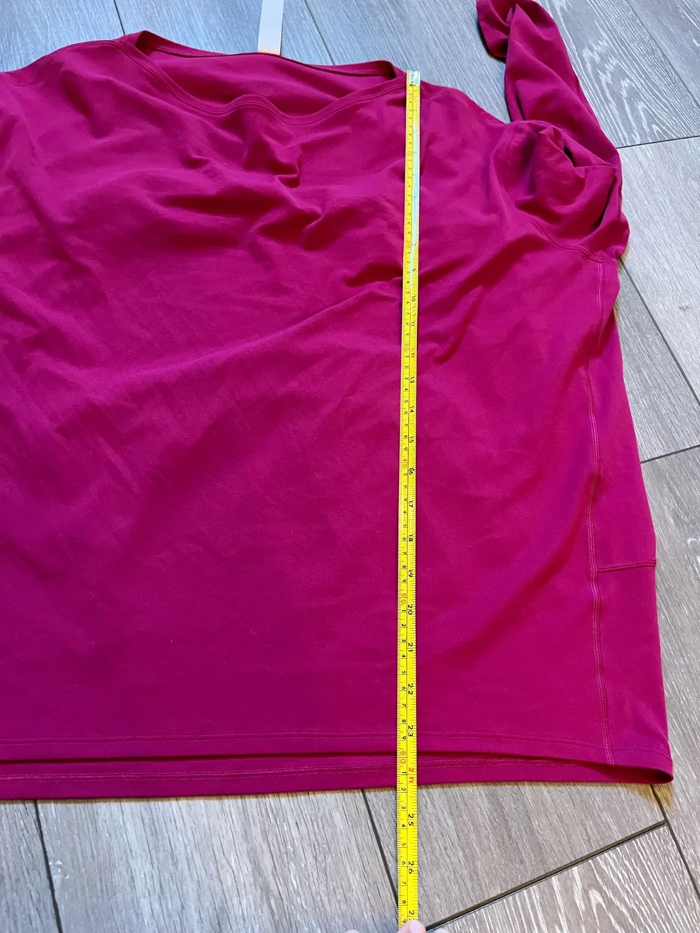Lululemon Back in Action Long Sleeve Shirt *Nulu Magenta Purple Size 8 - Picture 8 of 9